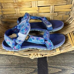 Teva purple and blue sandals